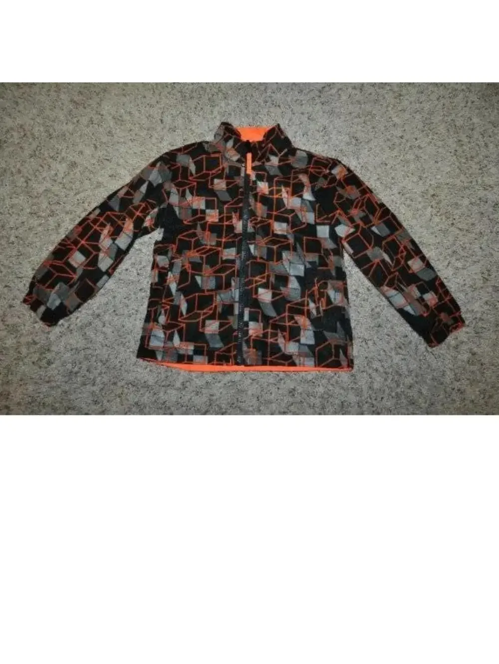 Boys All Weather Jacket 4/5 Black Orange 4 in 1 Winter Spring Fall Athletech
